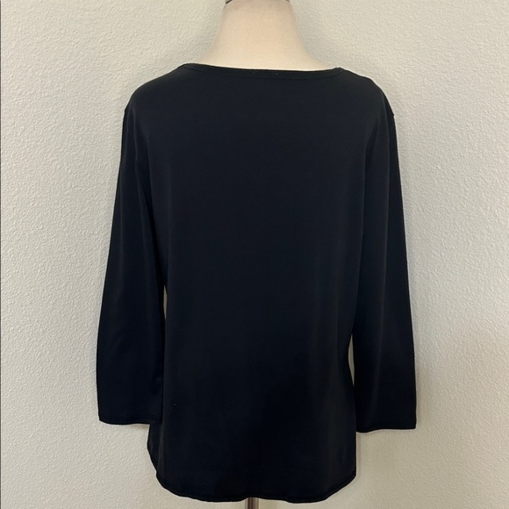 Rodeo Reba “hey y’all!” Black Women's Top L Large